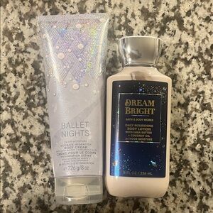 Bath & Body Works Dream Bright Lotion and Ballet Nights Cream Duo